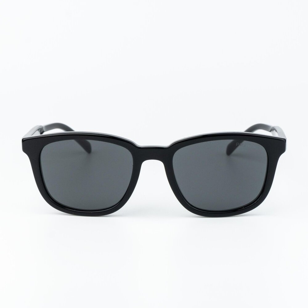 Prada Women Sunglasses Black Grey Square PRA21S 16K08Z NEW AUTHENTIC